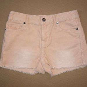 Mossimo Pale-Pink High-Waist Corduroy Shorts